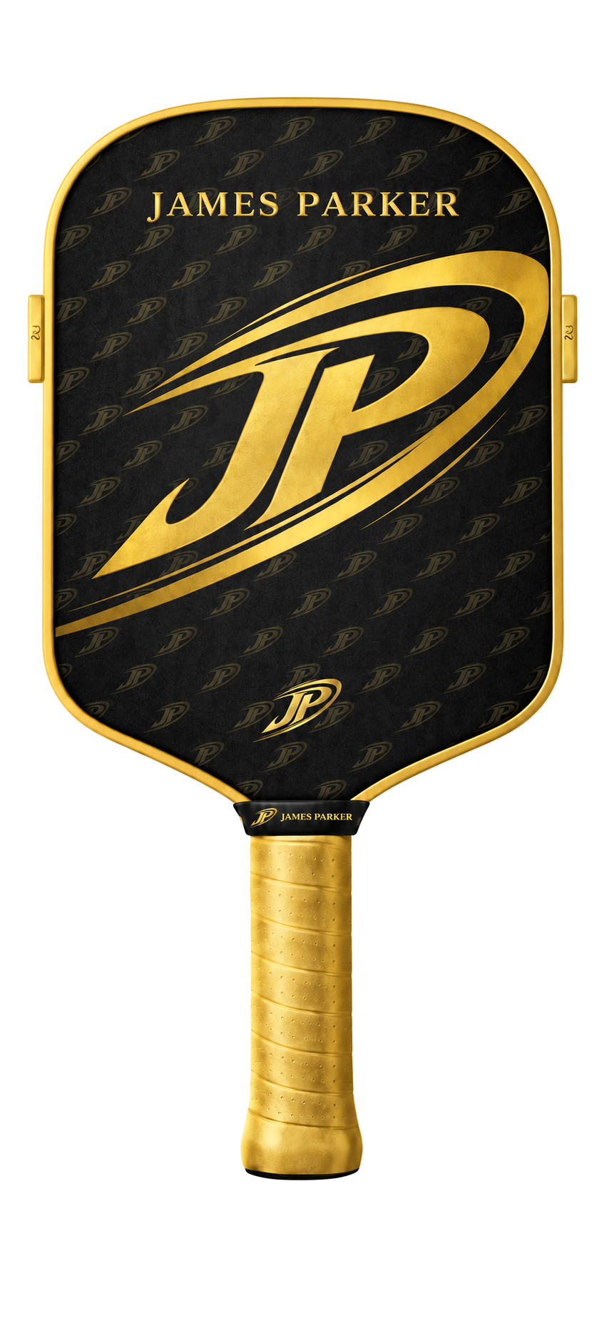 Black and gold James Parker luxury pickleball paddle